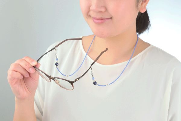 メガネチェーン　ラピスラズリ