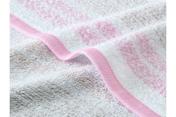 泉州産アイリスボーダーフェイスタオル