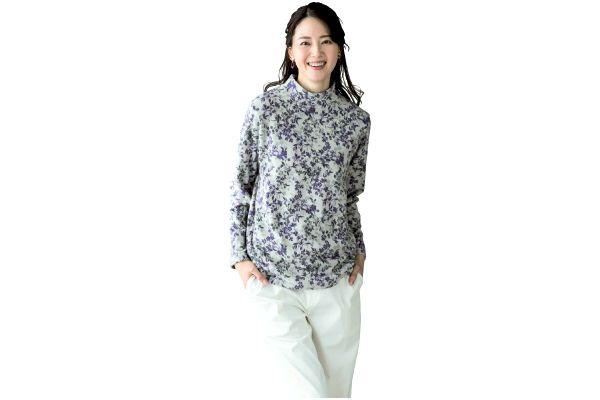 ふわっとなめらか両面起毛ハイネックプルオーバー