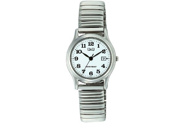 伸びるバンド腕時計