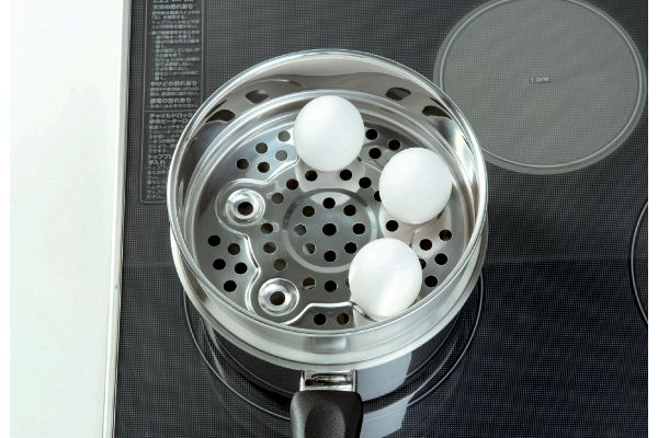 ステンレス製簡単蒸し器