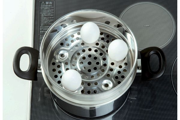 ステンレス製簡単蒸し器