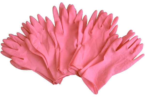 左右兼用薄手ゴム手袋