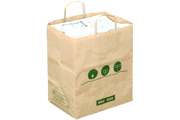 新聞紙　回収袋