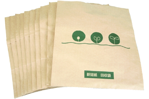新聞紙　回収袋