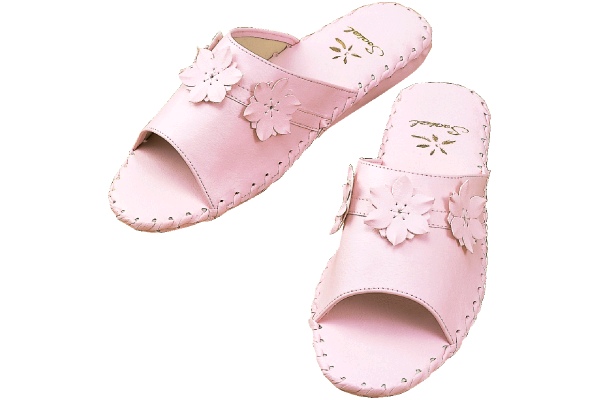 手編みルームスリッパ