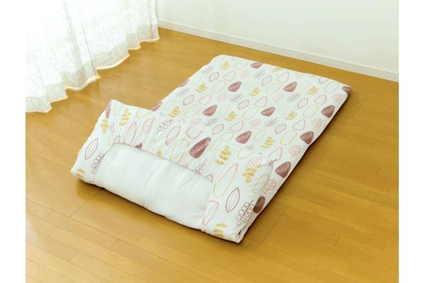 乾きやすいワンタッチシーツ（シングル）サークルリーフ