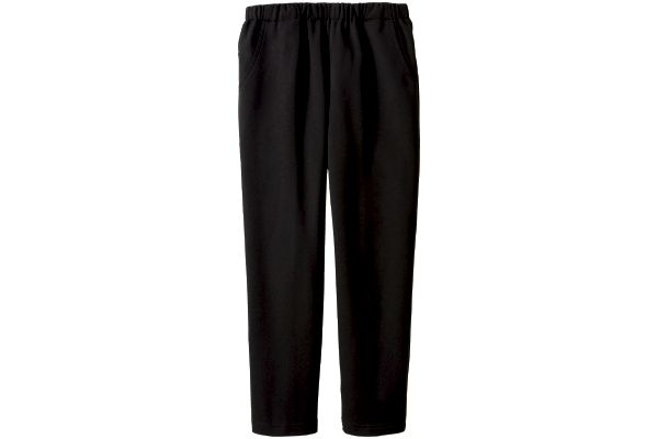 後ろが長ーい裏起毛パンツ MPブラック