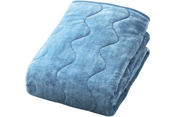 ウォームテックアルミシート入り吸湿発熱＋蓄熱あったか敷パッド （シングル）ネイビー