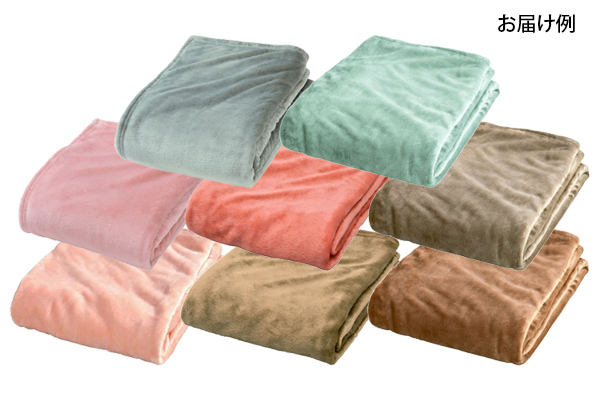 ミンクタッチあったか毛布（色おまかせ）