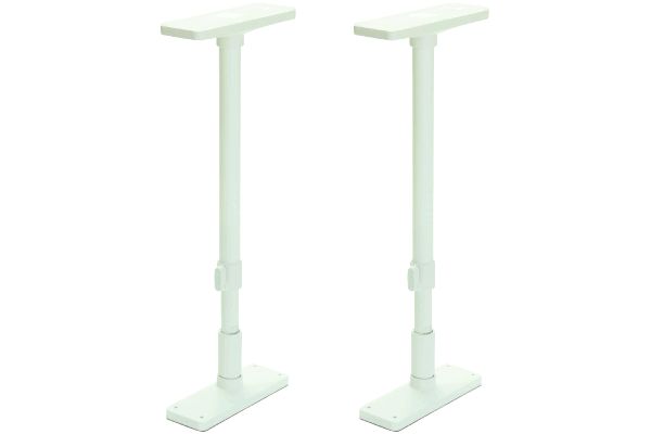 家具転倒防止ポール２本入（マットホワイト） ５０〜７５ｃｍ