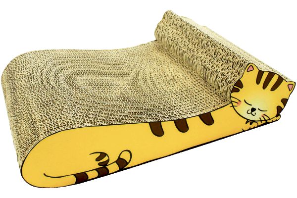 ねこの爪とぎ　居眠りにゃんこ