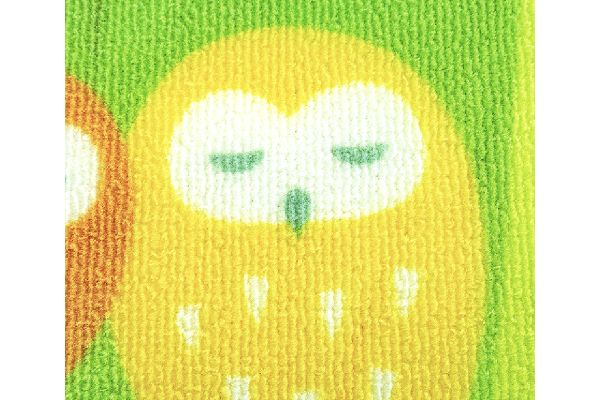 トイレマット　フクロウの森