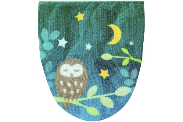 洗浄暖房用フタカバー　フクロウの森