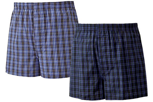 綿１００％安心メンズトランクス （２柄組）Ｍ