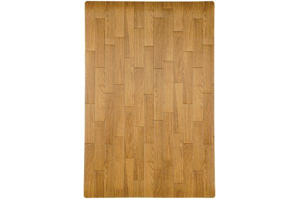 防炎　木目調クッションフロアデスクマット