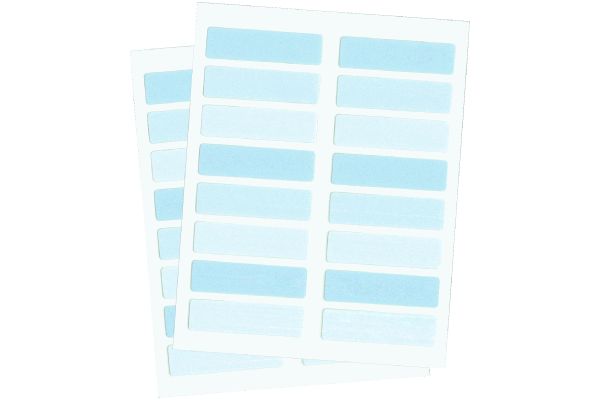 どこでもラベル （16枚入×２個）ブルー