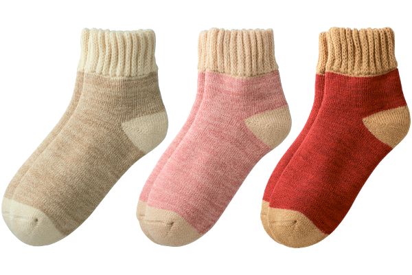 まるで毛布な裏起毛アンクレットソックス