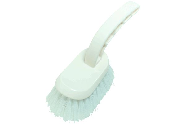 洗剤いらずのバスブラシ　ハンドタイプ アイボリー