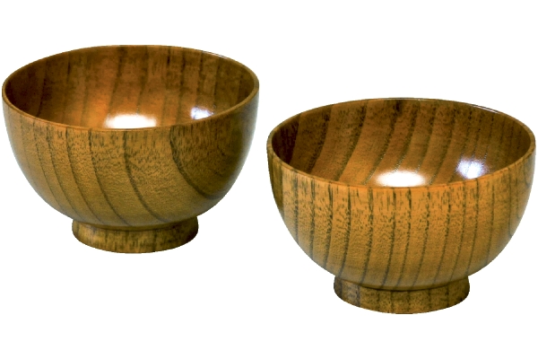 木製汁椀　ちどり