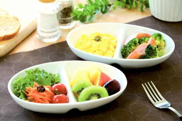 [美濃焼]仕切りボウル