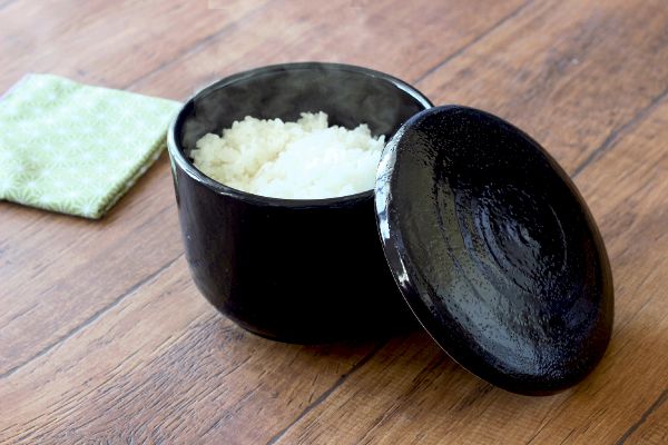 [萬古焼]民芸粗削り1.5合おひつ