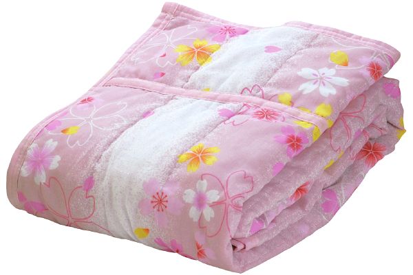 さらさらガーゼケット　桜柄