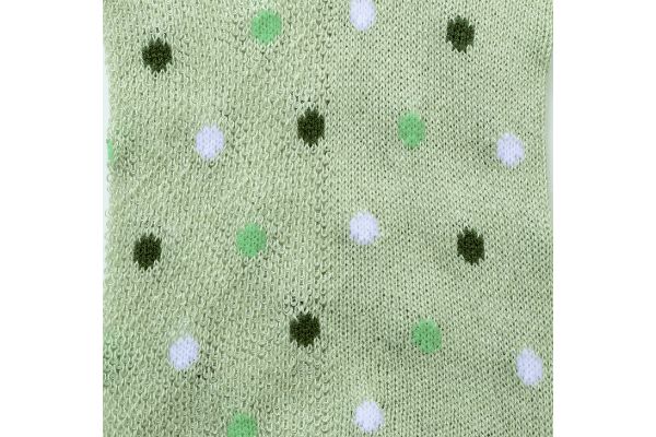 【ネット限定】[洗濯日和]ゆったりドット柄ソックス　（４色組　23〜25cm）