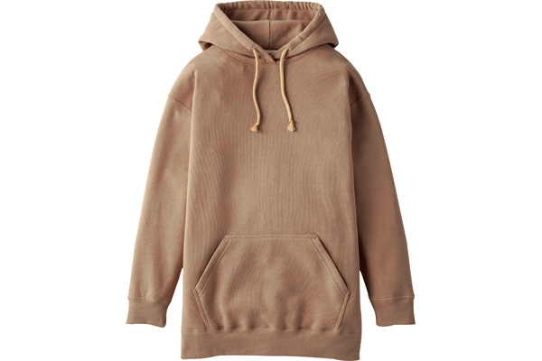 着心地ゆったり裏起毛ロングスウェット