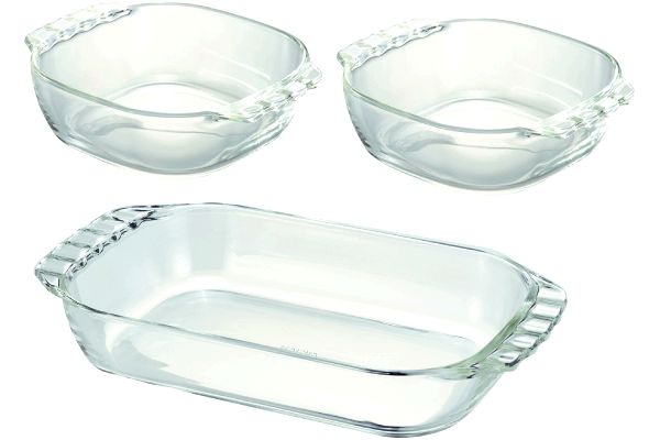 ［ハリオ］耐熱ガラス製トースター皿