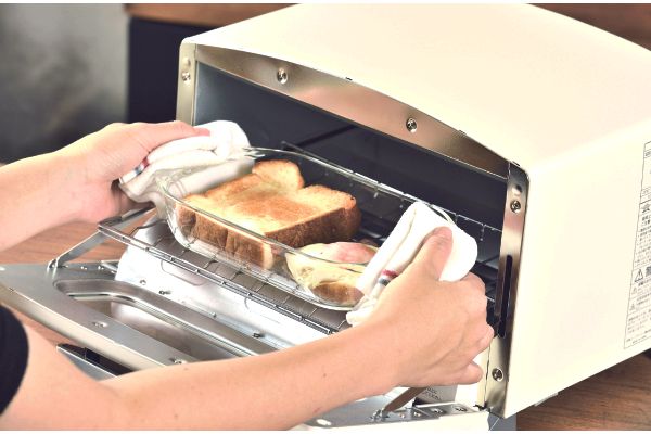 ［ハリオ］耐熱ガラス製トースター皿