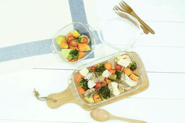 ［ハリオ］耐熱ガラス製トースター皿