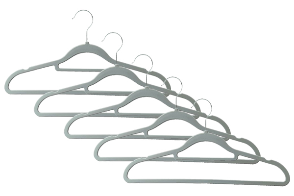 【ネット限定】すべりにくいハンガー　（５本組）　　