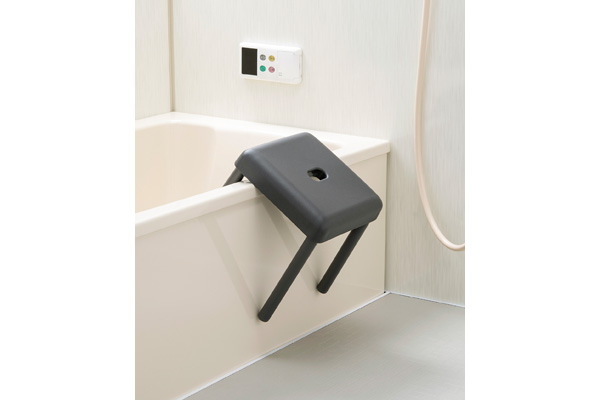 【ネット限定】[デニム]アルミ風呂イス　（３０）　グレー