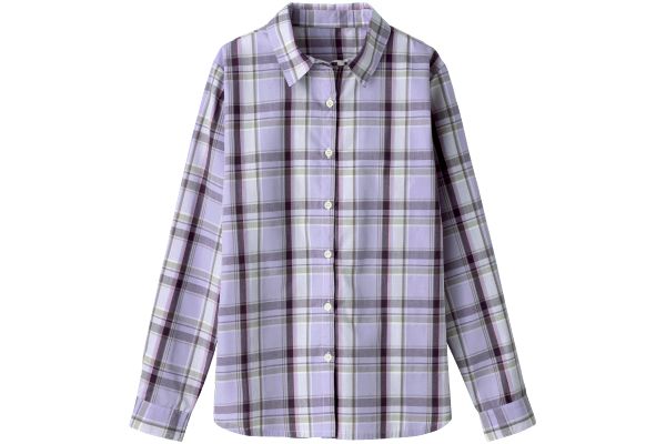 デイリーコットン先染めシャツ