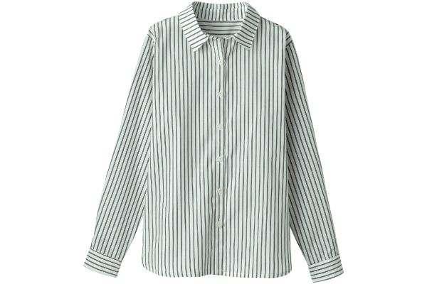 デイリーコットン先染めシャツ