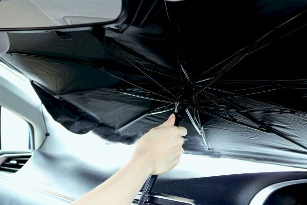 車用折りたたみ式サンシェードパラソル