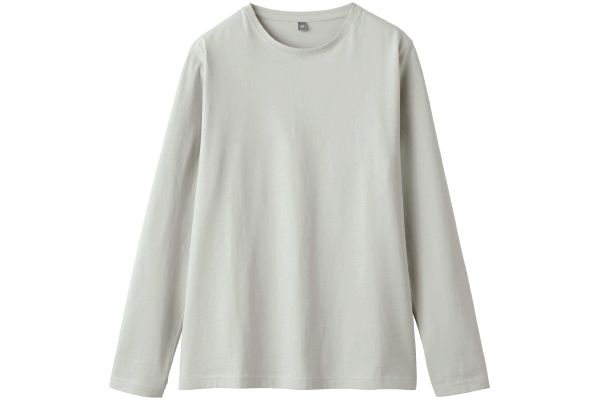 インド綿長袖Ｔシャツ