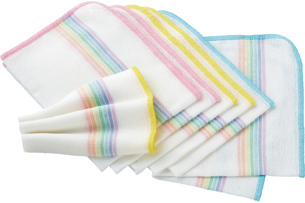 レインボー食器ふきん