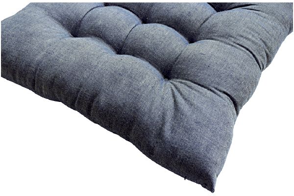 シャンブレー生地のシートクッション