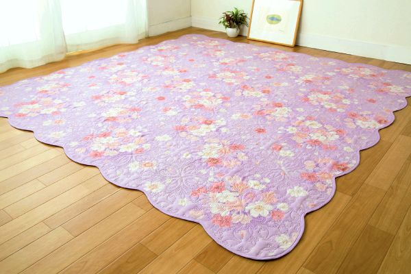 キルトカバー　花だより