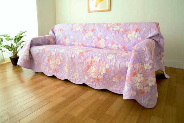 キルトカバー　花だより