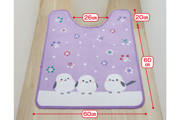 トイレマットシマエナガ