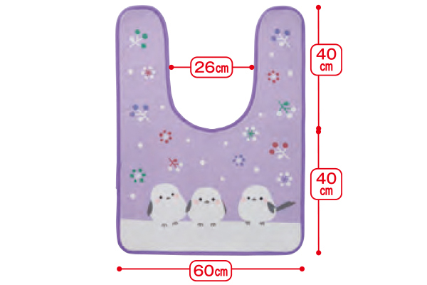 トイレマットシマエナガ