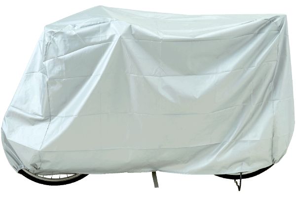 後ろカゴまですっぽり入る自転車カバー