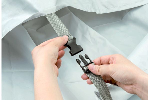 後ろカゴまですっぽり入る自転車カバー