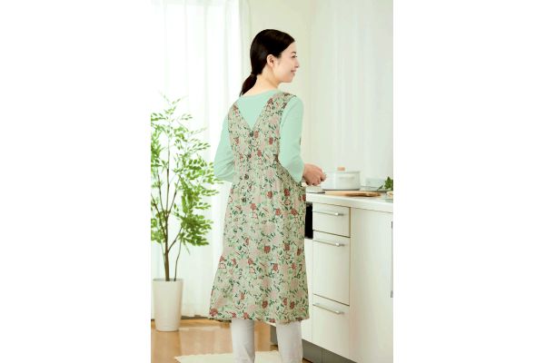 チュニックプリーツエプロン