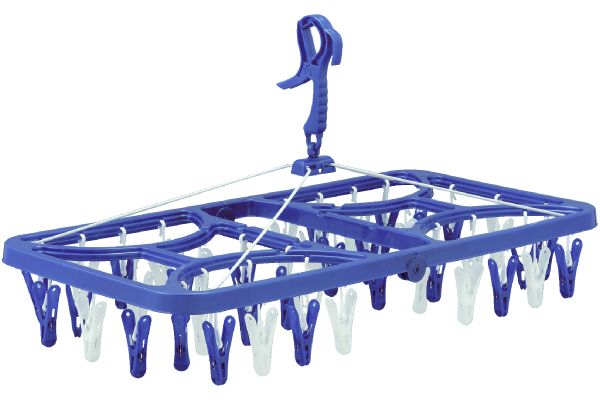 TETO ワイヤー角ハンガー ロングピンチ