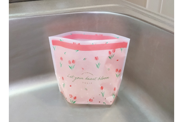 自立型水切りごみ袋ミニ　１２０枚