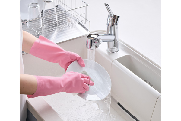 天然ゴム手袋やわらかフィット